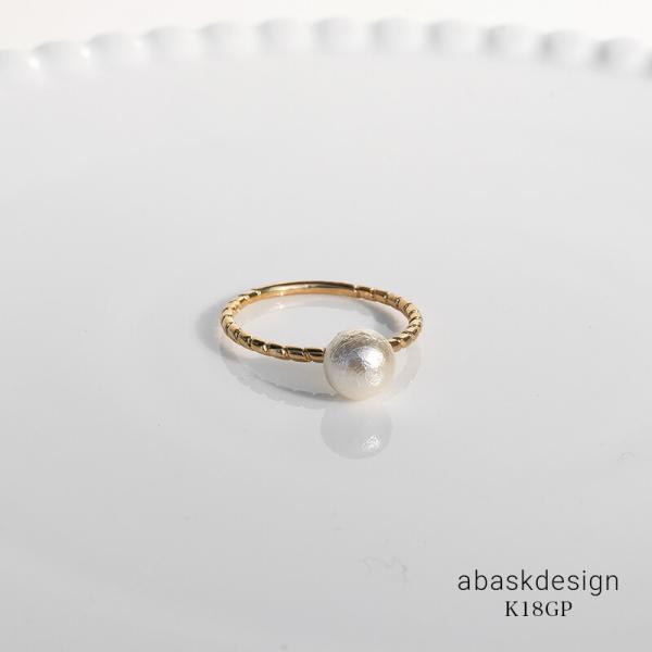 リング 指輪 レディース おしゃれ シンプル パール 20代 30代 40代 50代 重ね付け コッ...