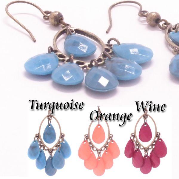 テンション上げアジアンシャンデリアピアス