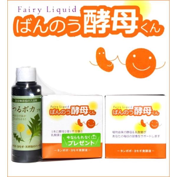 ばんのう酵母くん2箱つるポカプチ1本付き