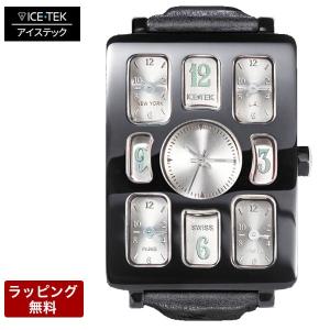 アイステック 腕時計 ICE TEK アイステック時計 メンズ 代引不可 Black IP Quintempo1 ブラック クインテンポ1 シルバー 5TZ1-IP-3｜abbeyroad