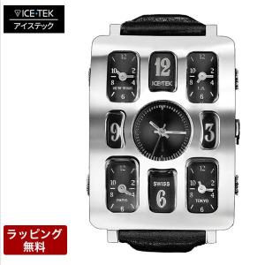 アイステック 腕時計 ICE TEK アイステック時計 メンズ 代引不可 Steel Quintempo1 スチールクインテンポ1 Black 5TZ1-ST-1｜abbeyroad