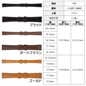 腕時計 ベルト 日本製 10mm 11mm 1...の詳細画像1