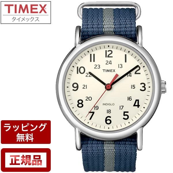 タイメックス ウィークエンダー セントラルパーク メンズ ブルー/グレー ベルト 38mm T2N6...