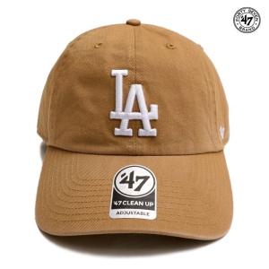 ('47/フォーティーセブン)  ドジャース キャップ ’47 クリーンナップ  キャメル　Dodgers ’47 CLEAN UP Camel｜abbot-fukuoka