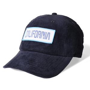 （CALIFOLKS/カリフォークス)  CALIFOLKS Corduroy Logo Patch CAp　ネイビー｜abbot-fukuoka