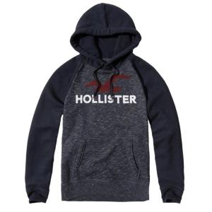 ホリスター（Hollister)　 パーカー （プルオーバー）【Logo Graphic Hoodie】　ネイビー　（メンズ）XSサイズ｜abbot-fukuoka