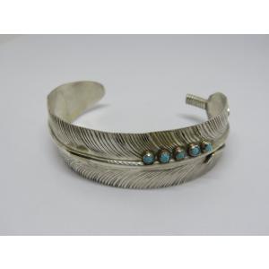 Lee Bennett ナバホ族 バングル フェザー 12KGF リーベネット