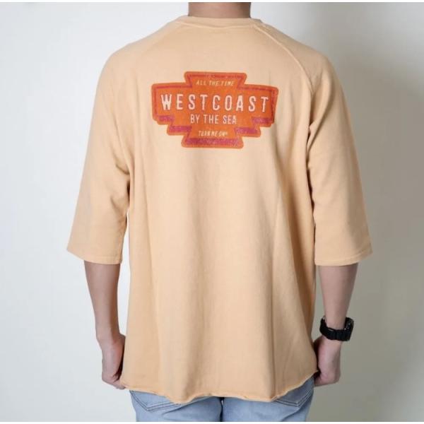 TURN ME ON（ターンミーオン)　WEST COAST5分袖カットソー(YELLOW)  (M...