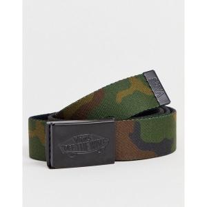 バンズ（VANS)  DEPPSTER WEB BELT ロゴバックルガチャベルト  CAMO 迷彩柄｜abbot-fukuoka