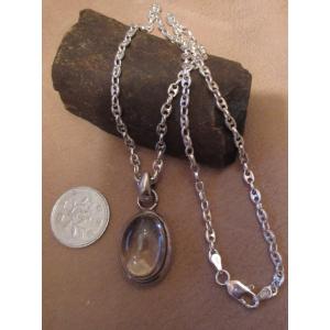 Silver925 天然石 アメジスト ペンダント ( シルバー925 チェーン 40cm  