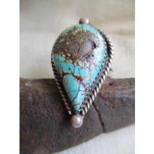 USAインディアンジュエリー、ナバホ族 ターコイズ （天然石トルコ石