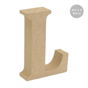 木製 オブジェ 切り文字 L アルファベット M...の商品画像
