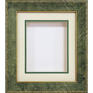 シャドーボックス用額 6×8インチ グリーン d-52g : 手芸用品のABC