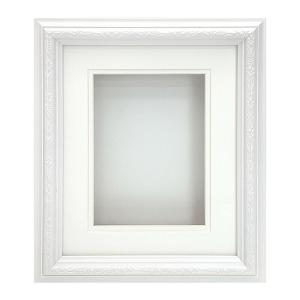 シャドーボックス用額 12×13インチ EL-52 ホワイト el-52-wh : 手芸