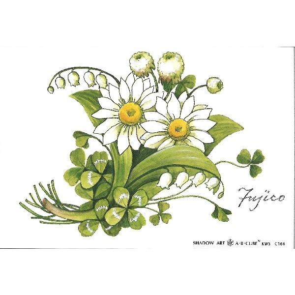 シャドープリントA・B・CUBE デージーのブーケ  C166