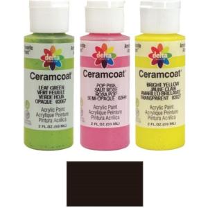 【新品未使用】　トールペイント絵の具　セラムコート　40本セット 新品未使用）トールペイント セラムコート アクリル絵の具