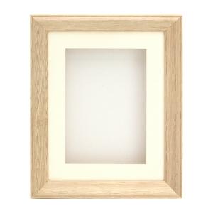 シャドーボックス用額 10cm×10cm M-22 ヌリナシ マット無し : 手芸用品