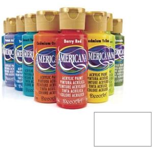 デコアート アメリカーナアクリルペイント 2oz.59ml 普通色 Titanium Snow  W...