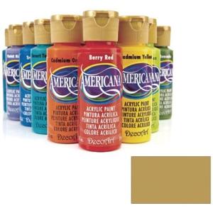 デコアート アメリカーナアクリルペイント 2oz.59ml 普通色 Antique Gold アンテ...