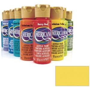 デコアート アメリカーナアクリルペイント 2oz.59ml 普通色 Lemon Yellow レモン...