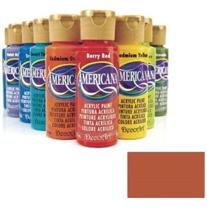 デコアート アメリカーナアクリルペイント 2oz.59ml 普通色 Burnt Orange バーシトオレンジ da-016