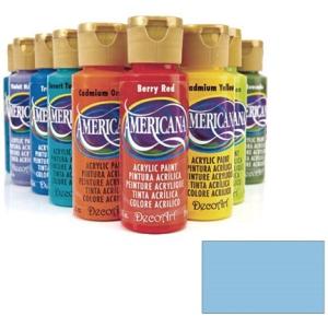 デコアート アメリカーナアクリルペイント 2oz.59ml 普通色 Baby Blue ベビーブルー da-042