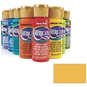 デコアート アメリカーナアクリルペイント 2oz.59ml 普通色 Marigold マリーゴールド da-194