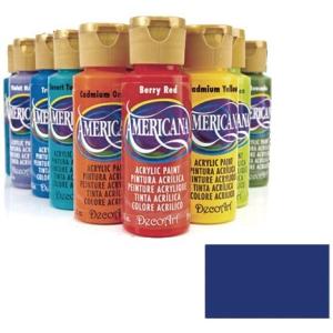 デコアート アメリカーナアクリルペイント 2oz.59ml 普通色 Ultramarine Blue ウルトラマリンブルー da-225