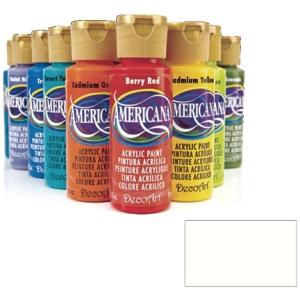 デコアート アメリカーナアクリルペイント 2oz.59ml 普通色 Warm White ウォームホ...