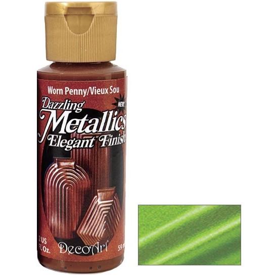 デコアート アメリカーナアクリルペイント 2oz.59ml メタリックカラー Festive Gre...