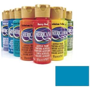 デコアート アメリカーナアクリルペイント 2oz.59ml 普通色 Turquoise Blue タ...