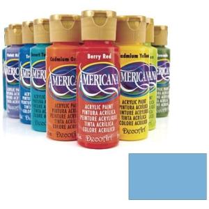 デコアート アメリカーナアクリルペイント 2oz.59ml 普通色 Spa Blue スパブルー da-277