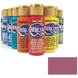 デコアート アメリカーナアクリルペイント 2oz.59ml 普通色 Frosted Plum フロステッドプラム da-335
