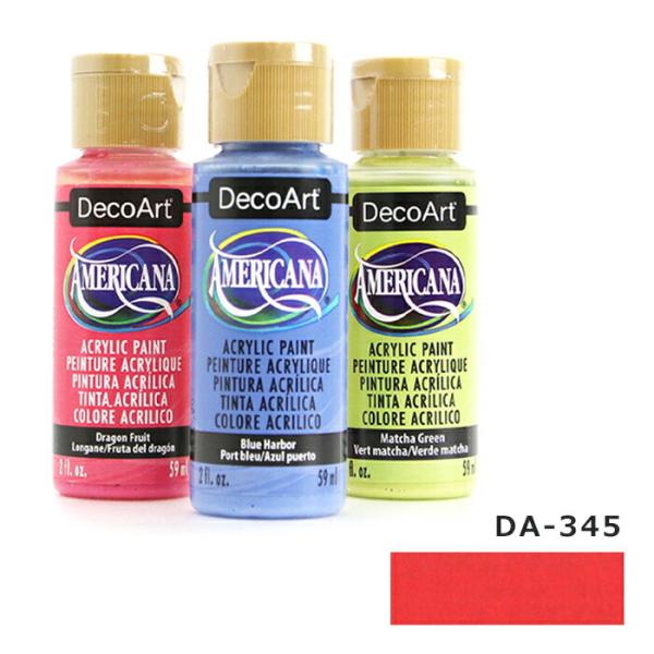 デコアート アメリカーナ アクリルペイント(2oz.59ml) 普通色 スカーレット da-345