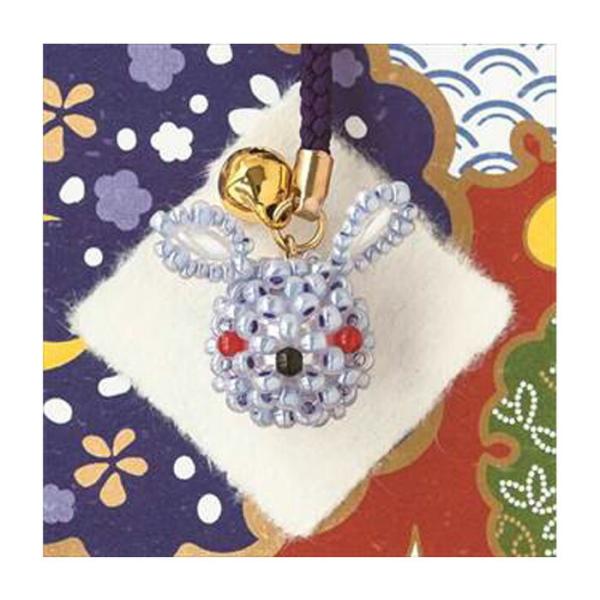 TOHO ビーズキット 福結び 9 うさぎ 月夜の青 メール便/宅配便可 fukumusubi-9