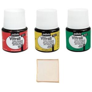 ぺべオ ぺべオ ガラス用溶剤系絵具 観賞用 ヴィトラーユ 45ML NO.20 ホワイト