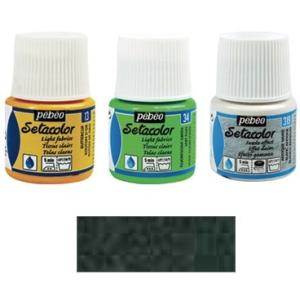 ぺべオ ぺべオ 布に描ける絵具 セタカラーシマー色 45mlNO.99 ブラック 並行輸入品