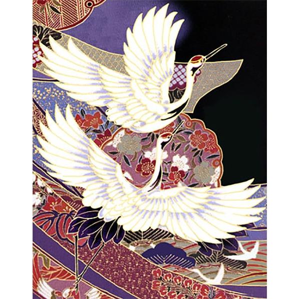 スタジオFeelデザインの立体テキストシート  鶴の舞  S-056