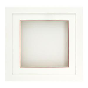 シャドーボックス用額 10×10cm M-25 レッド つや消し m-25