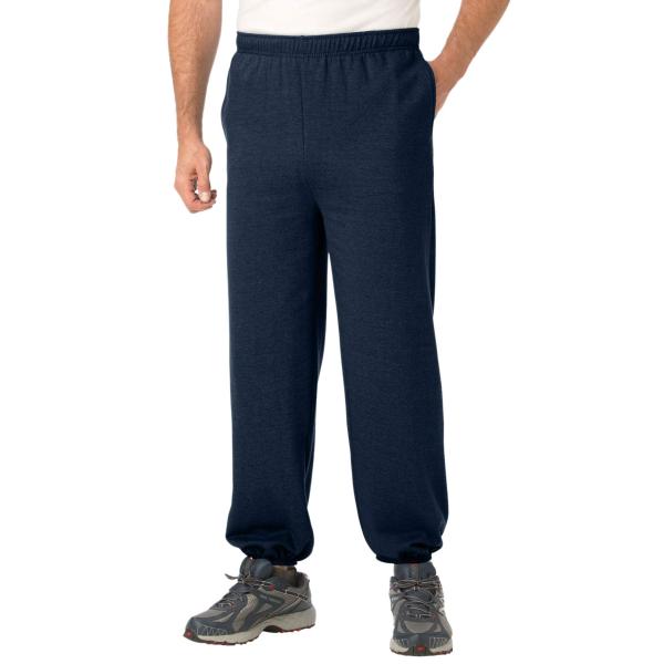 【並行輸入品】Kingsize メンズ ビッグ &amp; トール フリース生地 スウェットパンツ 裾ゴム ...