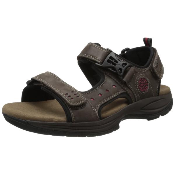 【並行輸入品】Dunham メンズ Nolan Dun フィッシャーマンサンダル, ブラウン, 13...