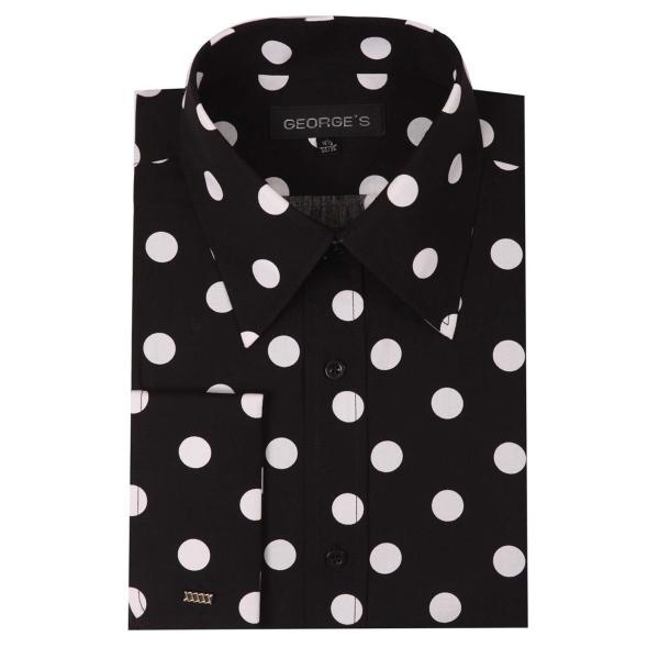 【並行輸入品】George's Men's 100% Cotton Big Polka Dot Pa...