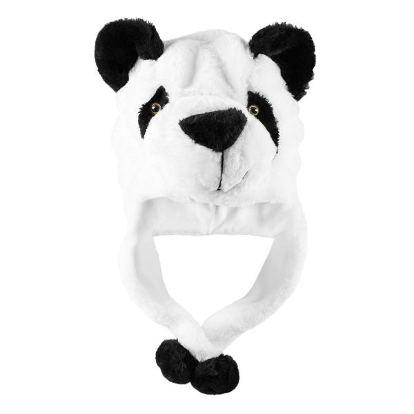 【並行輸入品】Panda Bear Plush Animal Winter Ski Hat Bean...