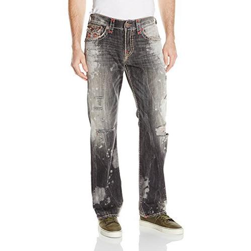 【並行輸入品】True ReligionメンズRickyフラップポケットリラックスストレートスーパー...