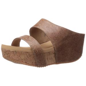 【並行輸入品】Volitile Women's Adobe Wedge Sandal, Tan, 9 B US