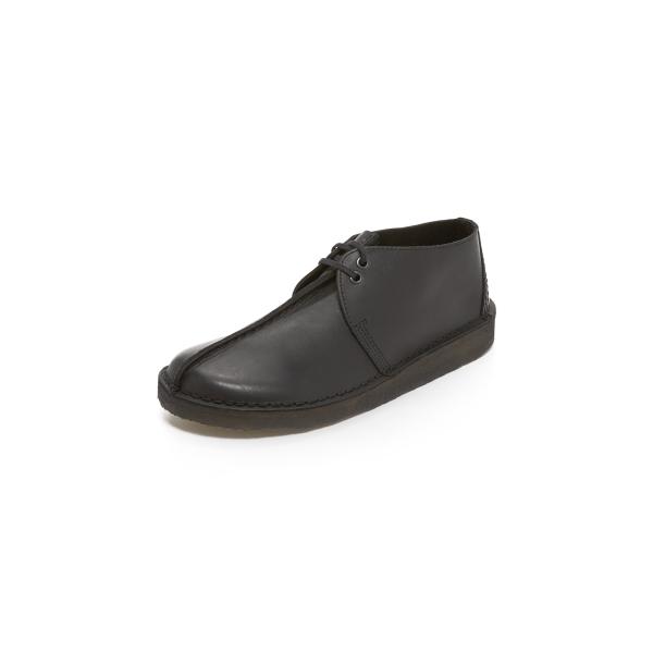 【並行輸入品】CLARKS Men's Desert Trek Black Leather 11 M