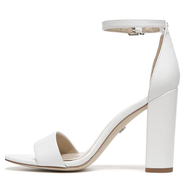 【並行輸入品】Sam Edelman レディース ヤロヒールサンダル, ブライトホワイト, 24 S...