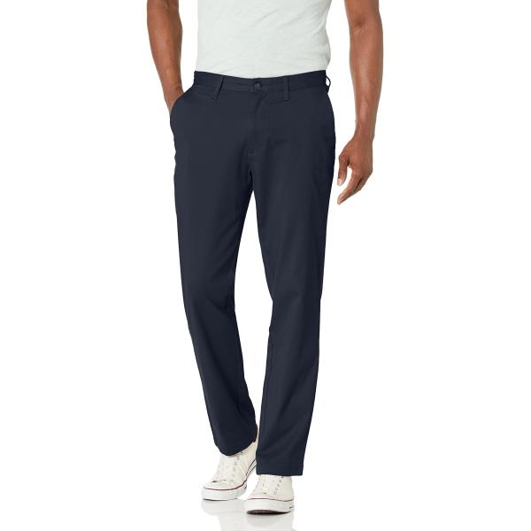 【並行輸入品】Nautica メンズ クラシックフィット フラットフロント ストレッチ 無地 チノデ...