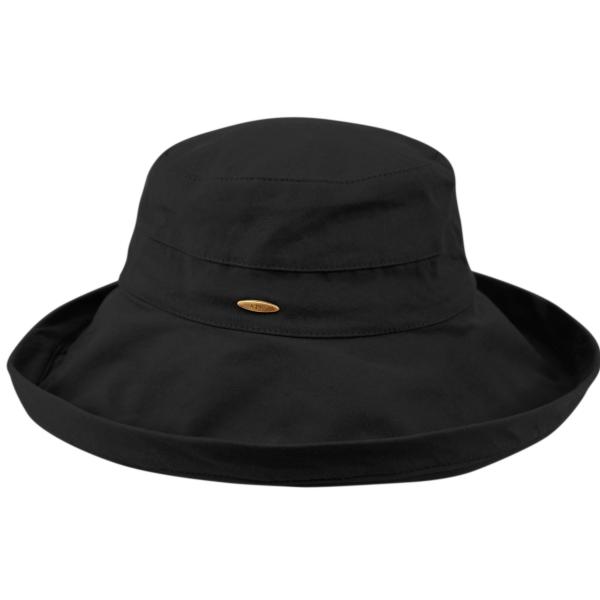 【並行輸入品】レディースコットンBig Brim Hat with Inner drawstring...