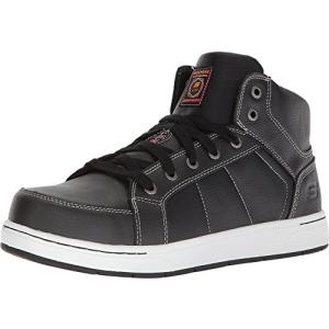 【並行輸入品】Skechers Work Mens Watab Stirling Steel Toe Black 1 9 EE Wide